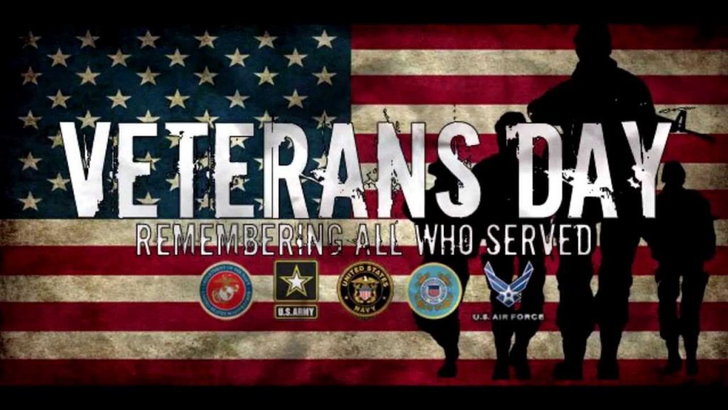 Thank-you to all the Veterans past and present who sacrificed to make this country great.