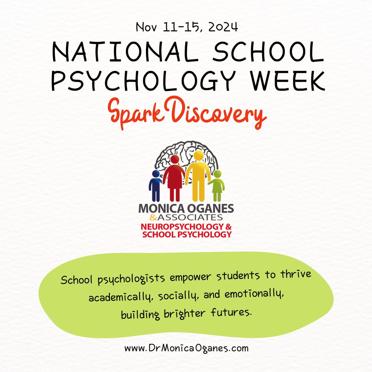 Celebrating National School Psychology Week! This week, we honor the vital role school psychologists play in supporting students' growth, resilience, and success. Let’s continue to work together to make a positive impact in every school community! #SchoolPsychWeek