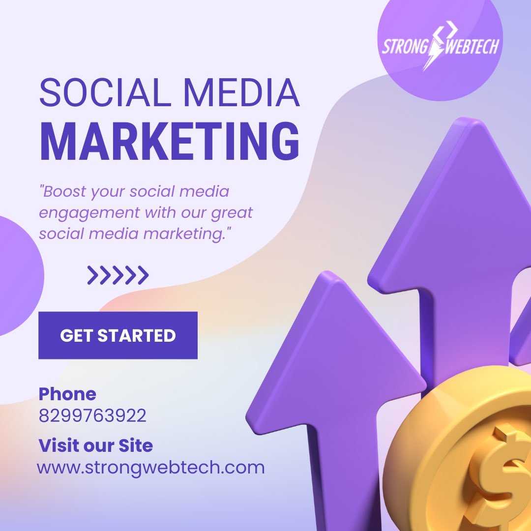 StrongWebtech's tweet image. Your brand deserves to shine online ! Let’s turn followers into loyal fans with a strategy that stands out.✨