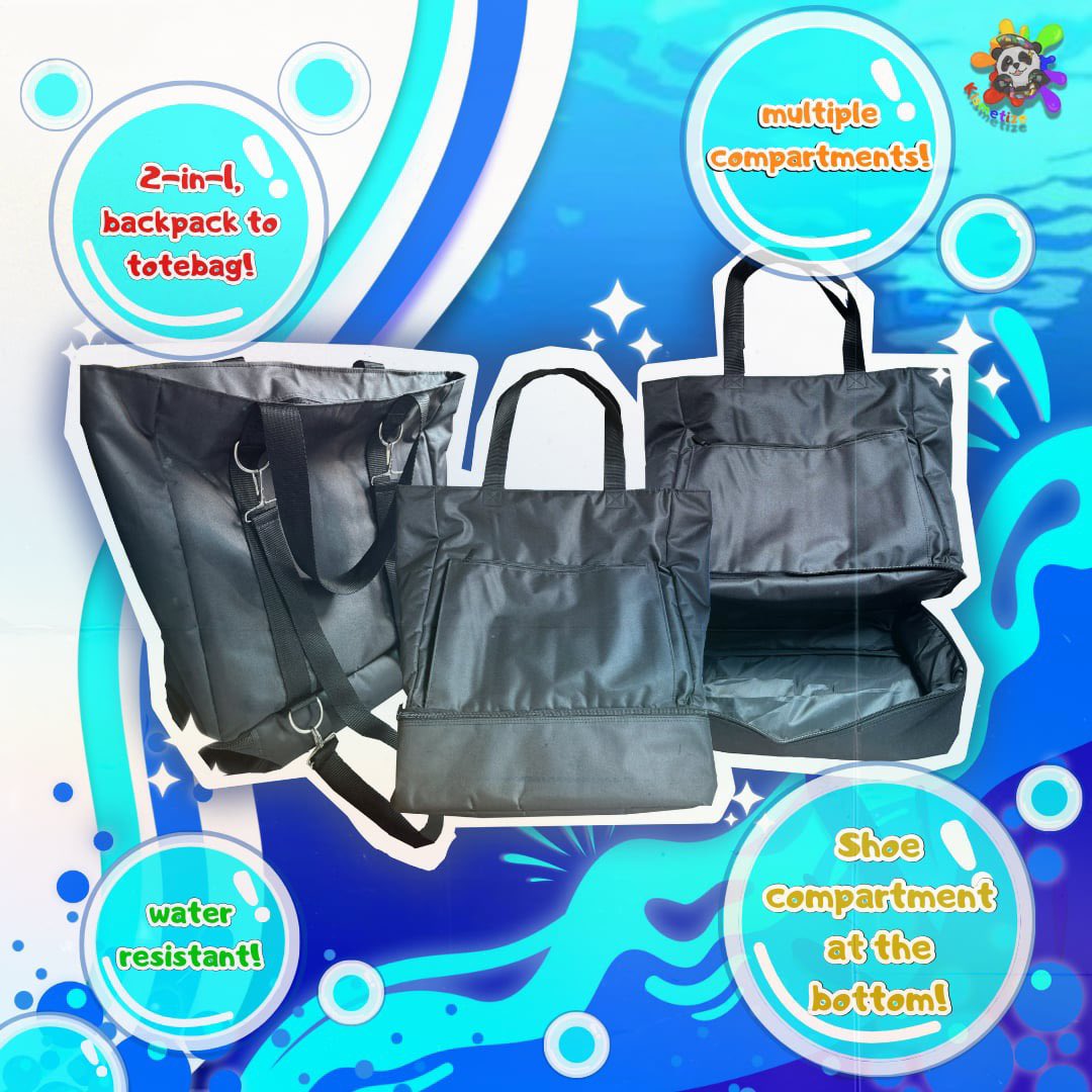 KismetizeCo's tweet photo. Presenting Kismetize’s very own Tote-ally yours!

With multiple pockets, a shoe compartment at the bottom, and a versatile 2-in-1 tote bag to backpack, Tote-ally yours may be THE bag for you! ✨ https://t.co/UnF2GGkJe3