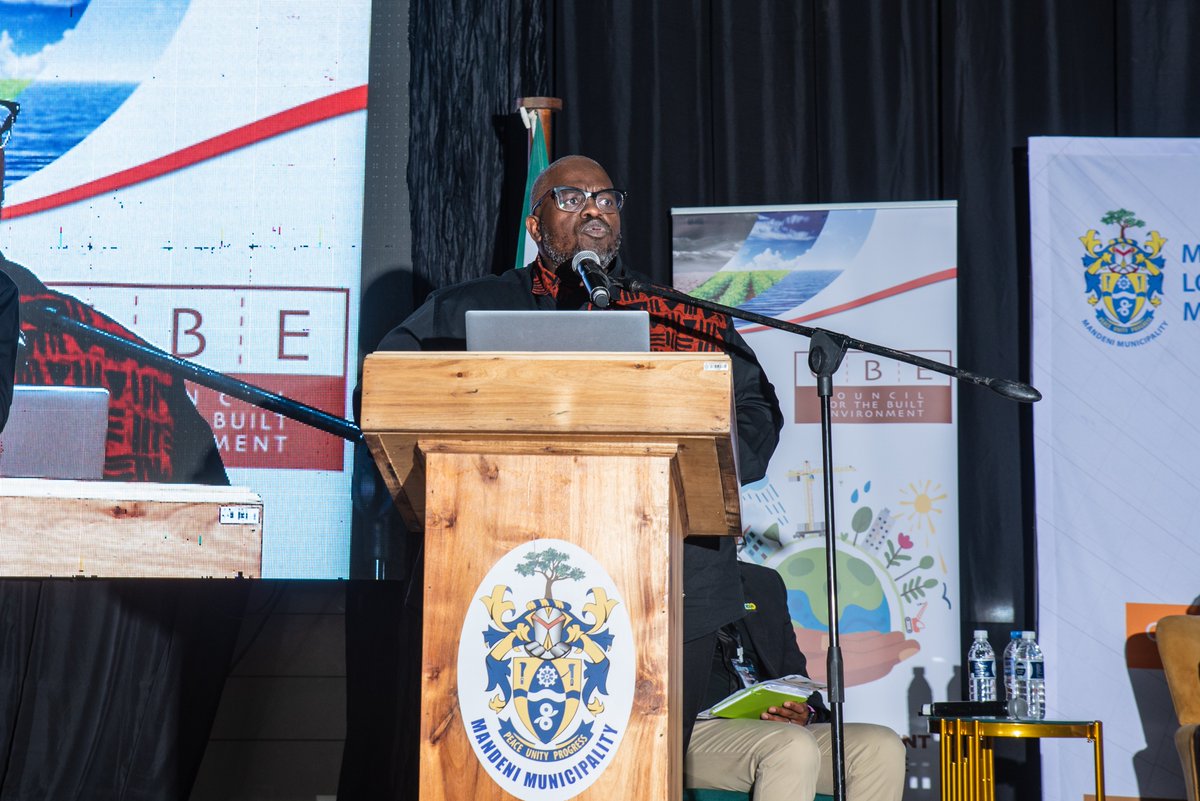 cbe_rsa's tweet photo. “Public servants, academics, and professionals must communicate in ways that resonate with local communities. Language can reveal or conceal our message. To address climate change effectively, we need clear, dedicated funding, and collaboration.” — Dr. Msizi Myeza at #BECCI Day 1 https://t.co/RxH4SJ5s0R