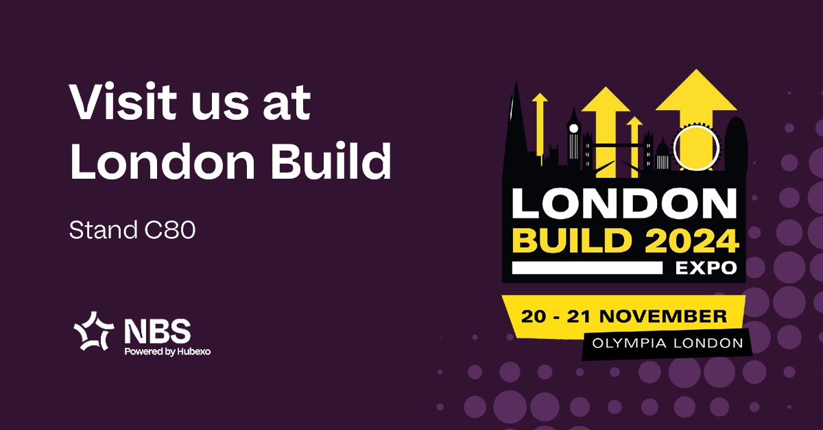 🎉 We're exhibiting at London Build Expo 🎉 

Visit us at stand C80 to meet the NBS team 👋 

Not registered? Head to londonbuildexpo.com

#LondonBuild2024 #Construction #Networking