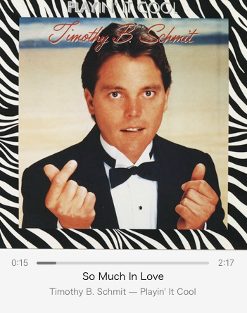 HosonoShotgun's tweet photo. #NowPlaying1984
#TimothyBSchmit
#PlayinItCool https://t.co/yD2auqsTJz