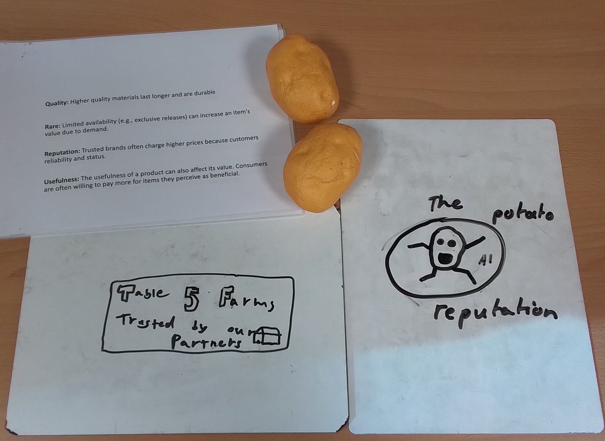 Cannon Park Primary (@cannonparksch) on Twitter photo Year 5 had a thought-provoking session on branding from <a href="/SKINT2MINT/">SKINT2MINT</a> and came up with ways to make a potato very, very expensive... Year 5 had a thought-provoking session on branding from <a href="/SKINT2MINT/">SKINT2MINT</a> and came up with ways to make a potato very, very expensive...