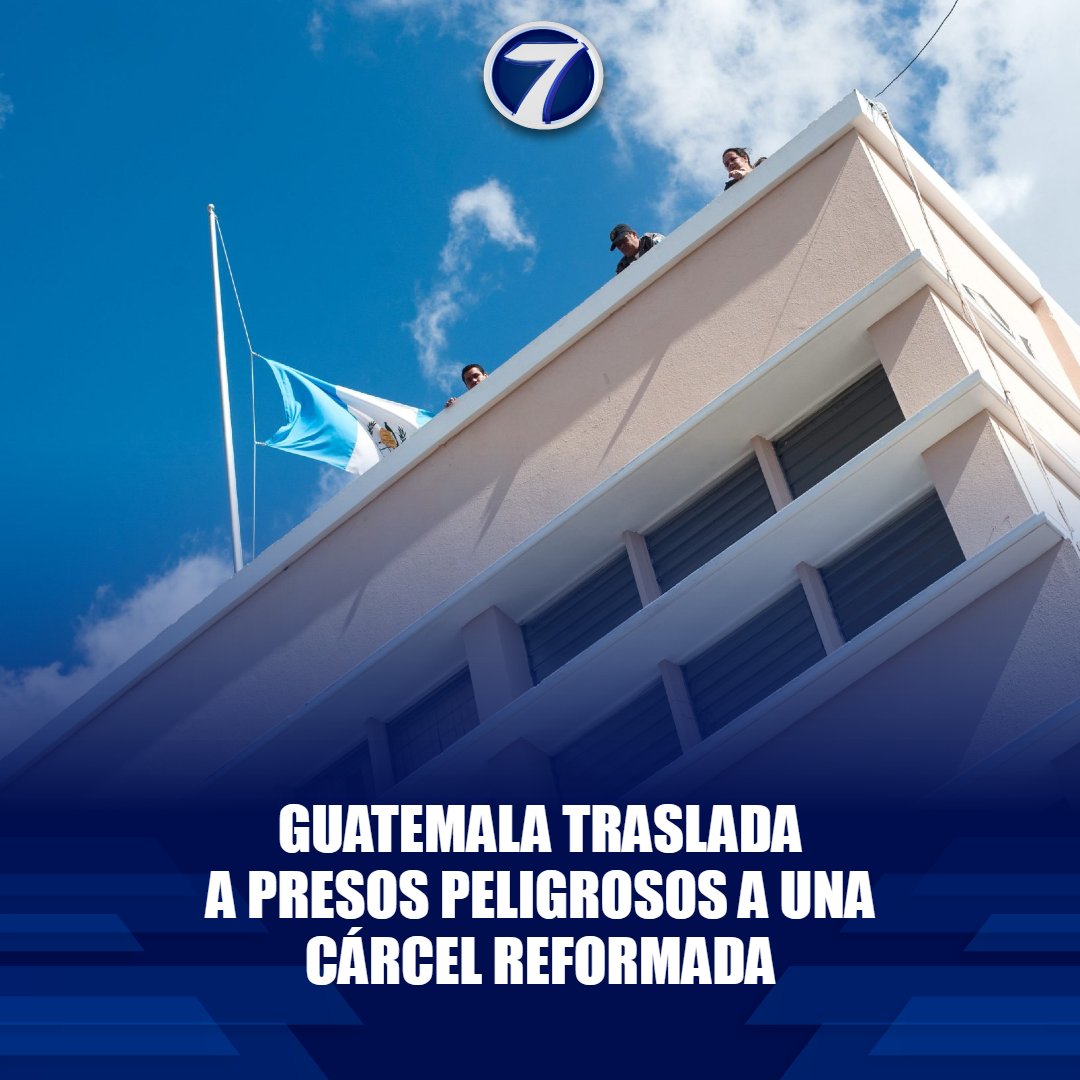 Noti7Guatemala's tweet image. 🚨 Autoridades de #Guatemala inician traslado de #presos peligrosos a una #cárcel reformada ➡ bit.ly/4epfpD9