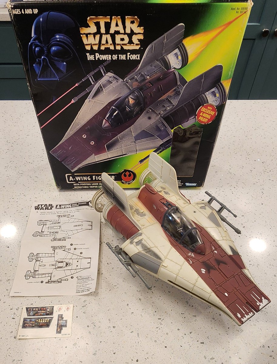 RetroRescueToys's tweet photo. Thrift Store Rescue $8.50
Star Wars
The Power of the Force 2
A-Wing Fighter 1997
#starwars #potf2 https://t.co/wEk6TKVShB