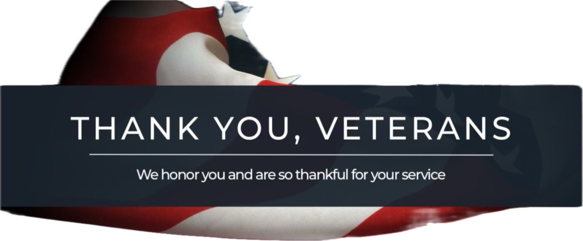 Thank you to all of the VETERANS for your service! 🇺🇸🇺🇸🇺🇸