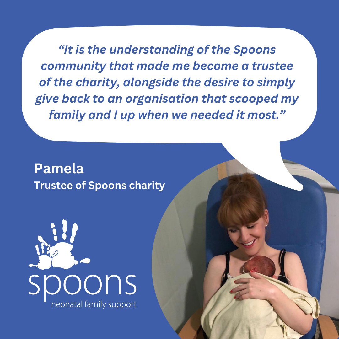 It's #WorldPrematurityDay, we are raising awareness of the challenges faced by families who experience premature birth, and sharing the support we offer.
Read Pamela's reflections for World Prematurity Day here - spoons.org.uk/news/pamelawpd/ 💜  #NeonatalCare #NICUSupport