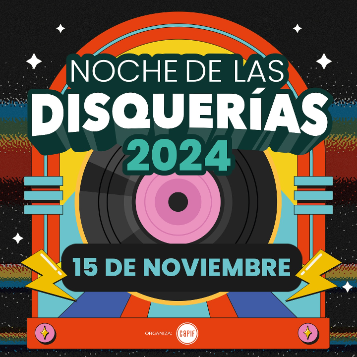 Este viernes 15/11 llega el evento más esperado del año junto a la <a href="/NocheDisquerias/">Noche de Disquerias</a>:

En nuestro local vas a disfrutar de un 20% de descuento en tus compras presenciales de todos nuestros cds y vinilos🎶

¡Te esperamos hasta las 00hs para ser felices entre bateas una vez más!