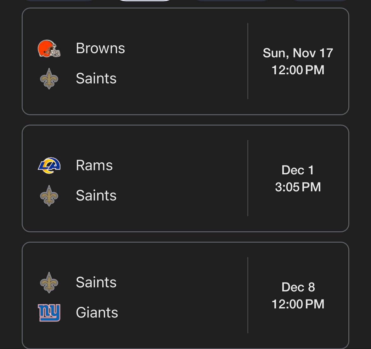 ihatebbls's tweet photo. Saints finna start winning again 😪😪 I’ve seen this script https://t.co/vQOcU4BCb9