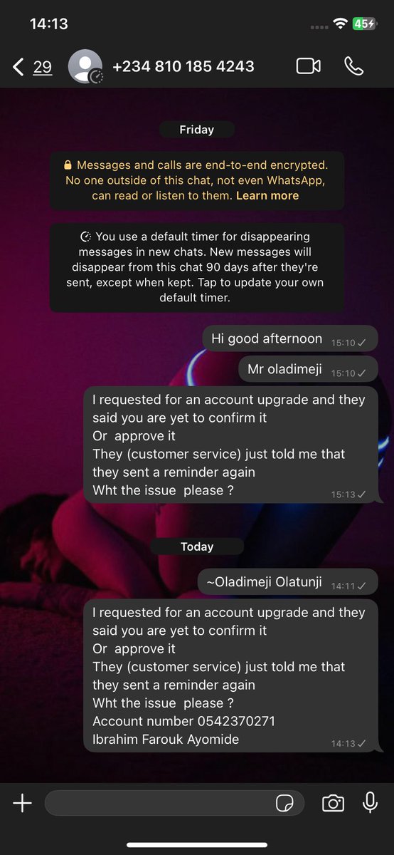 Frank4comrade's tweet photo. @Teeniiola "@gtbank_help @gtbank @cenbank,my account (0542370271) has been frozen for 2 months! Despite multiple calls,account officer Mr. Oladimeji Olatunji https://t.co/m9ECD0RYco +2348101854243 . Can your customer support team intervene? #AccountFreeze #Bankingproblem #CustomerCare https://t.co/7GYhqSHfj2