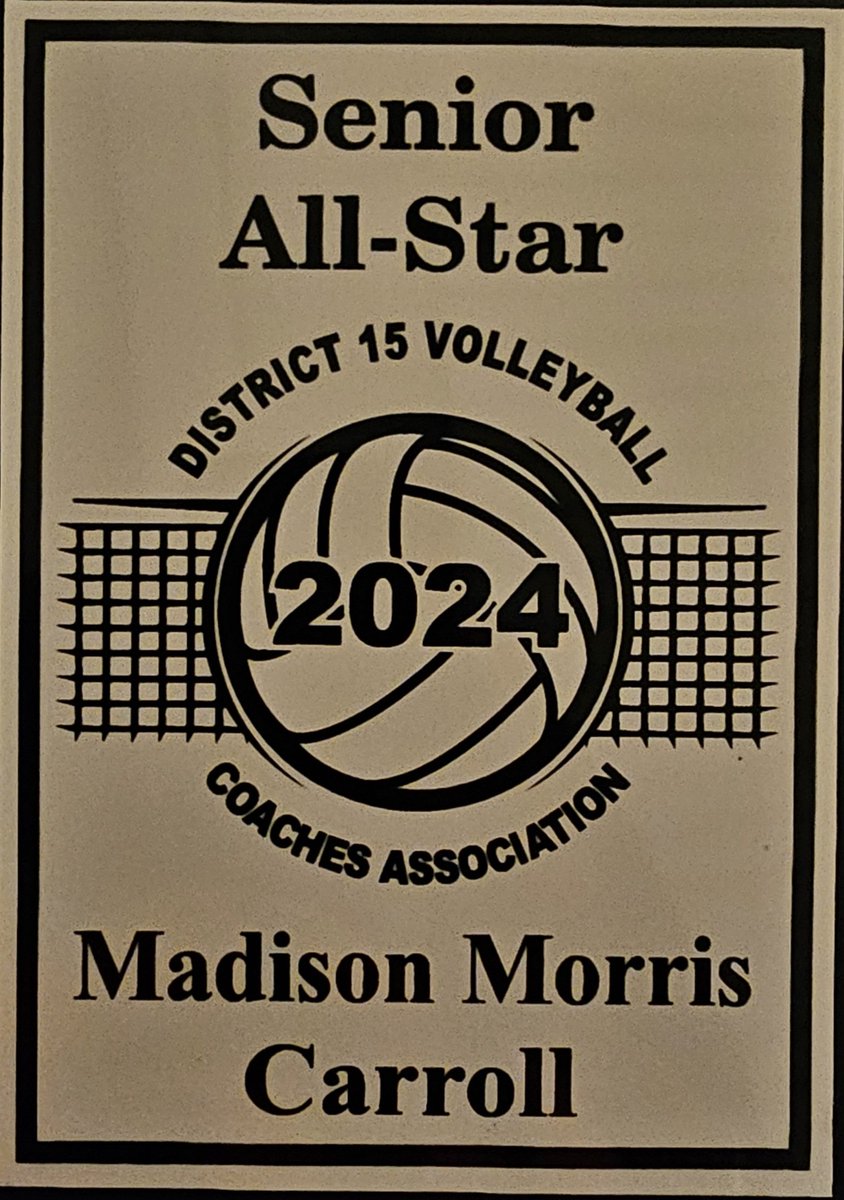 Yesterday, I played my last HS game yesterday as a member of the District 15 Senior All-Star team!!  As a member of the <a href="/CarrollWomensVB/">Carroll Girl’s Volleyball</a> team, I've been blessed to play with some girls and learn from an awesome coach!!  I'm sad it's ending, but...it's decision time!!!