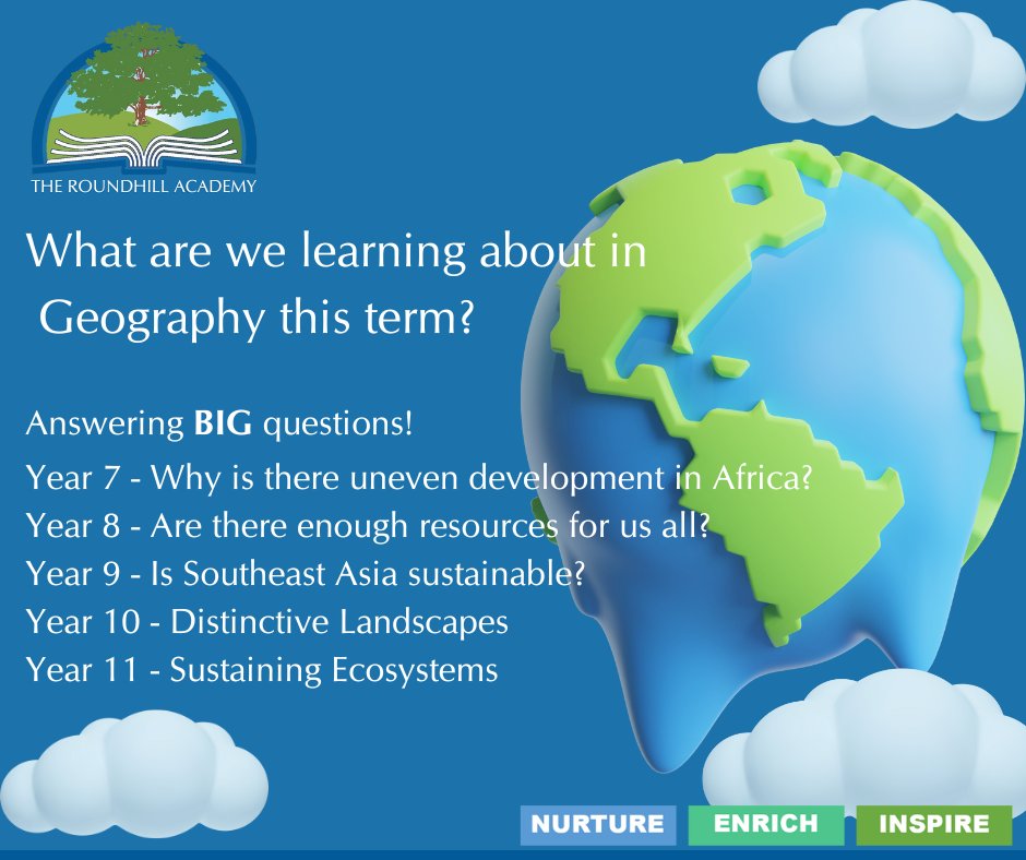 TheRoundhillAcademy (@theroundhillac) on Twitter photo Here are our Geography topics for this term, please speak to your children and find out what they know! Here are our Geography topics for this term, please speak to your children and find out what they know!