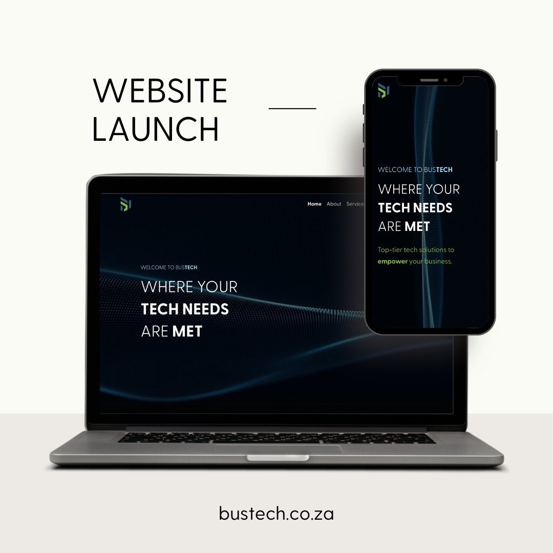 BustechS's tweet image. We’re Live! 

Our new website is live and ready to empower your business with tech solutions that not only meet your needs but exceed them. 

See for yourself at bustech.co.za how we’re taking tech to the next level. 
#BusTech #WebsiteLaunch #EmpowerYourBusiness