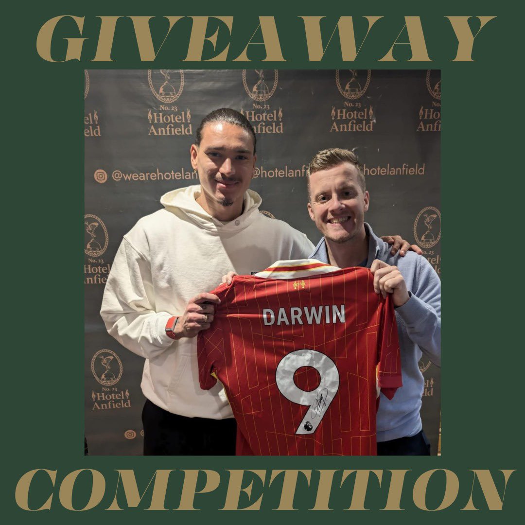 Right reds, unfortunately it is a international break but we’ve got something to soften the blow for you❗️

We’re giving away a signed LFC 2024/25 home shirt by the one and only Darwin Nunez ✍️

To enter here on X all you have to do is:
- like and reshare this post, 
- follow