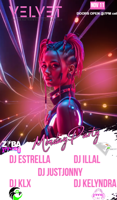 What’s the most depressing sound on Monday?
Alarm Clock 

And the best sound of a Monday? 
Velvet DJs  live mixing for you 

And you dont have to wait long - in few hours at 7pm CET , join us 

#3dxchat #3dxchatevent #3dxevent