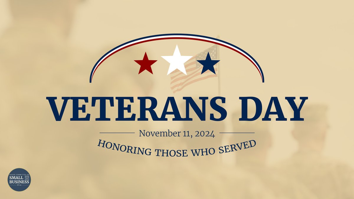 On Veterans Day, we honor every person who has dedicated their life to serving America, including those who continue to serve their local communities with a small business of their own.