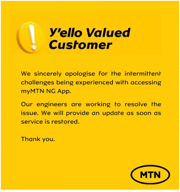 MTN Nigeria Support tweet media