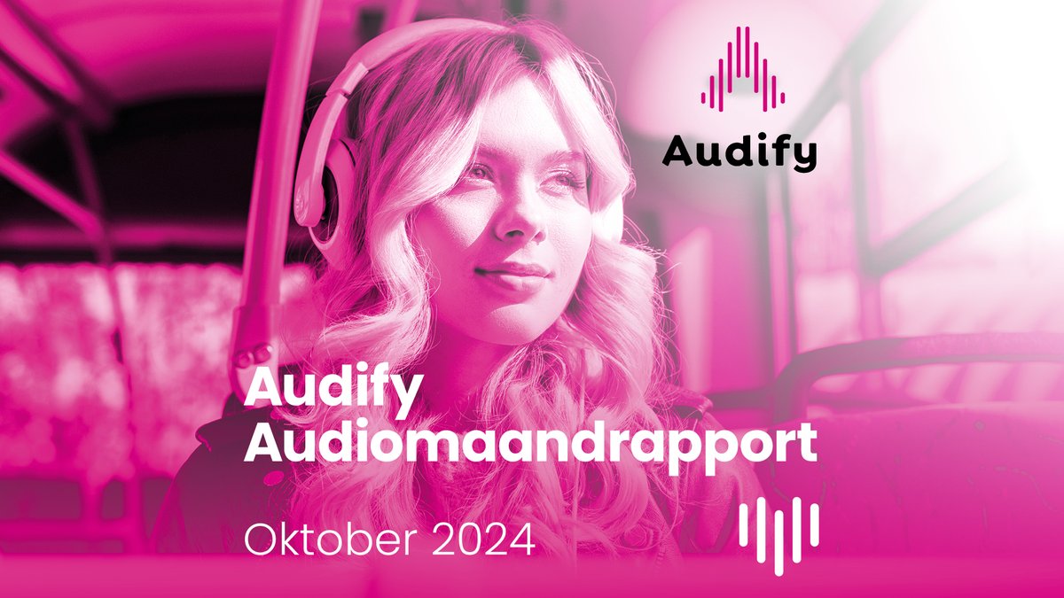 Het Audify Audiomaandrapport oktober is uit! 
“So when you hear this autumn song
Remember the best times are yet to come”
Manic Street Preachers ‘Autumnsong’ -2007

13,3 miljoen luisteraars per week &amp; een recordinvestering van 50M in Q3. Ontdek alles audify.nl/audio-feiten-c…