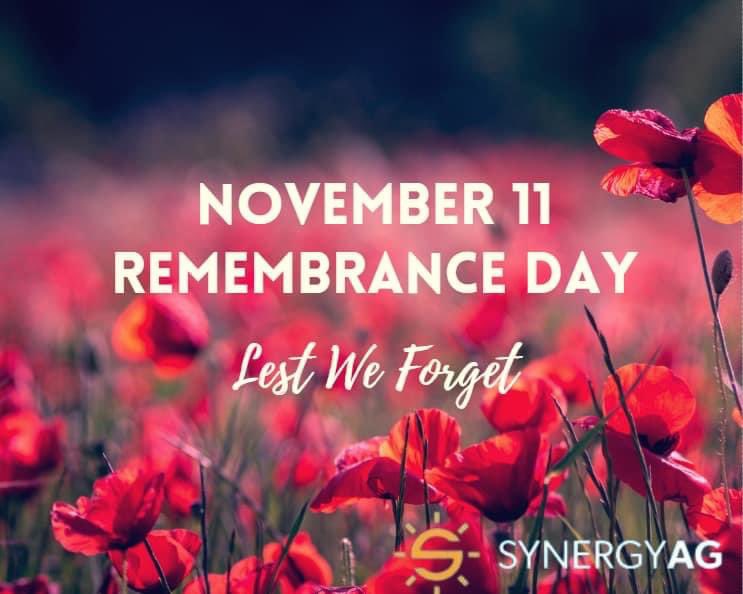 We are closed today to honor and remember those who served. Lest we forget.