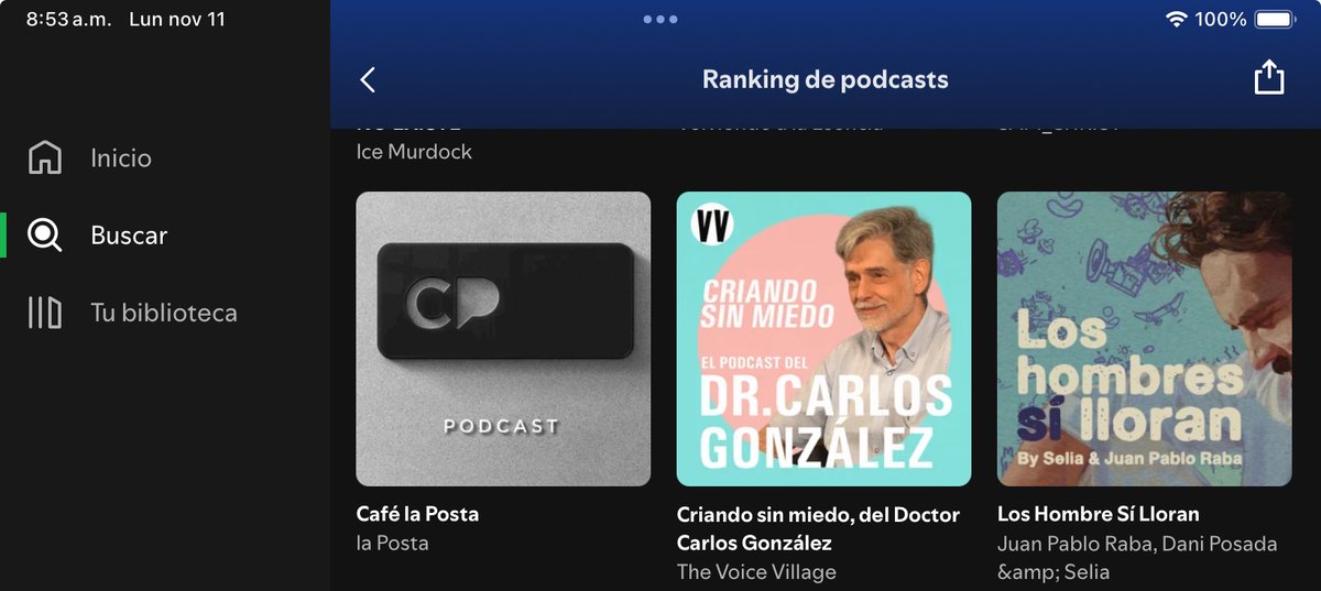 Podcast No. 1 en Categoría Noticias, Ecuador. 
Podcast No. 17 en TODAS LAS CATEGORÍAS, Ecuador.

Muchas, muchísimas gracias.