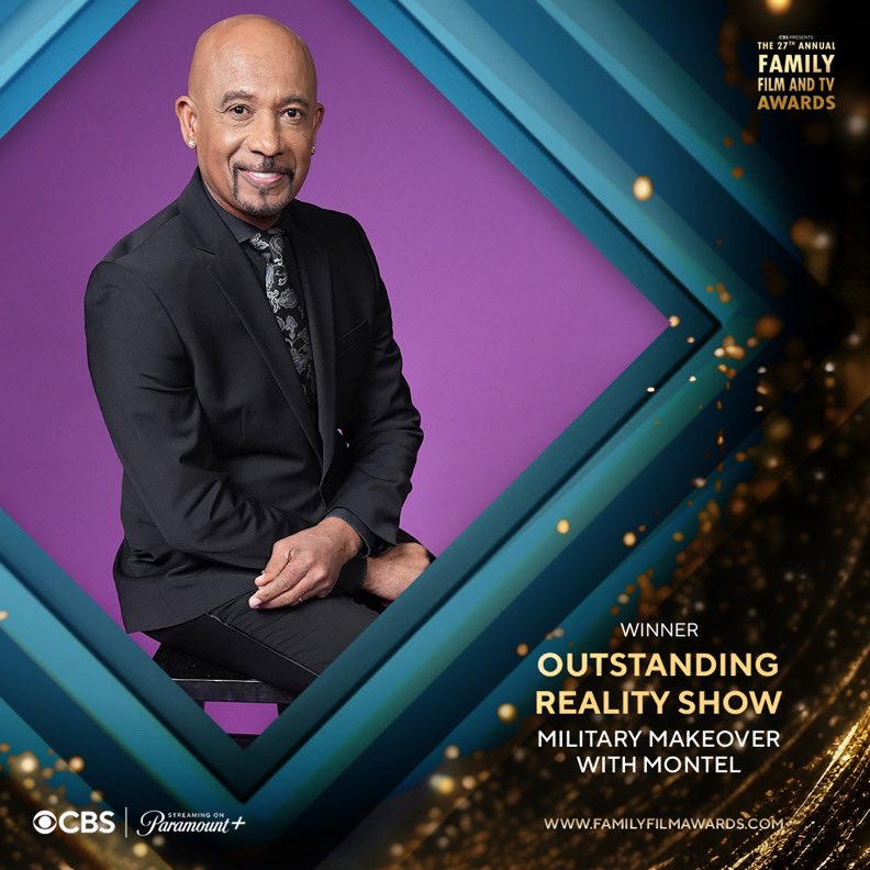 We’re thrilled to announce that <a href="/MilitaryMkover/">Military Makeover</a> has won the “Outstanding Reality Show” award at the Family Film Awards on <a href="/CBS/">CBS</a>! 🌟 Thank you to the #FFTVA for this incredible recognition, and congratulations to everyone involved in making this show a success.