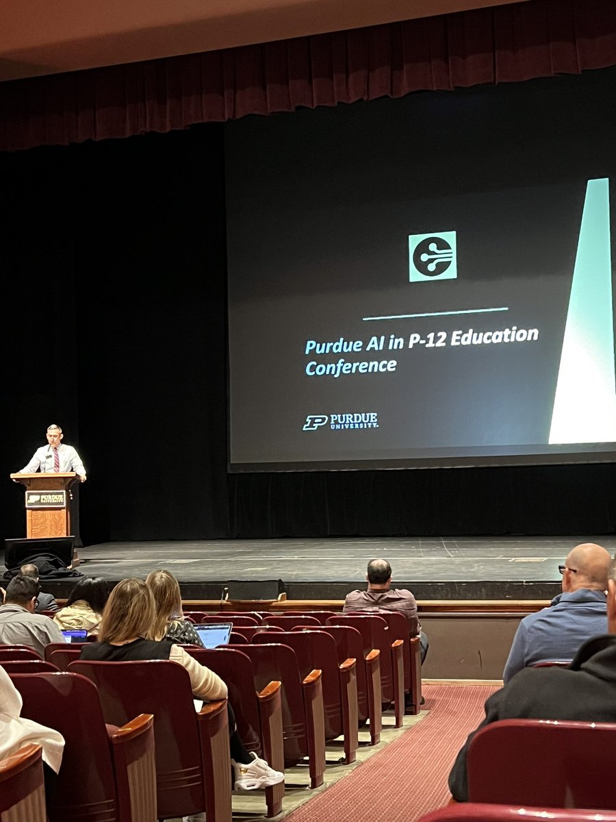 Dr. Richard A. Price, PhD, CRC, BCBA-D (he/they) (@drichardaprice) on Twitter photo Excited to be at the inaugural P-12 AI in Education conference <a href="/LifeAtPurdue/">Purdue University</a> #PurdueAIP12Ed Excited to be at the inaugural P-12 AI in Education conference <a href="/LifeAtPurdue/">Purdue University</a> #PurdueAIP12Ed