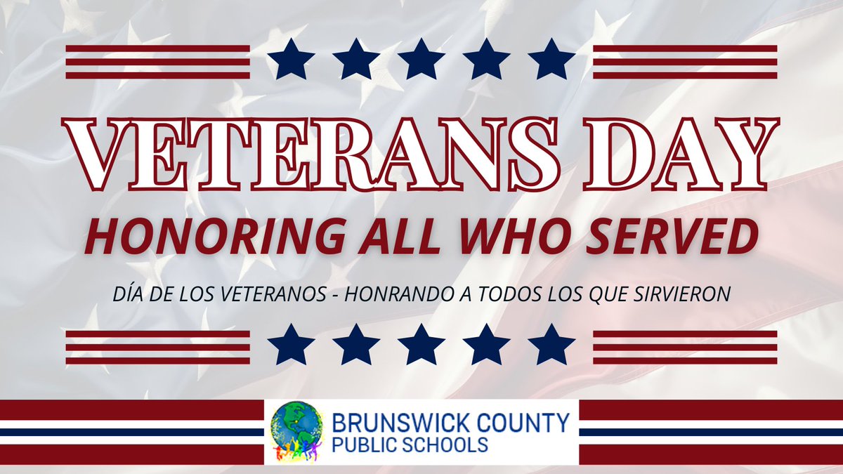 This Veterans Day, we extend our heartfelt thanks to all who have served and sacrificed for our country. We are forever grateful.

Let’s come together to honor their commitment and bravery.  #BrunswickStrong