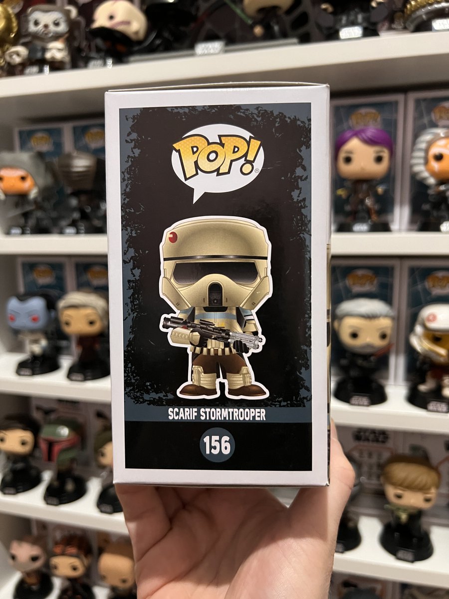 LeePepCollects's tweet photo. Check out the latest addition to my Star Wars Stormtrooper Funko Pop collection!.. Pop! Scarif Stormtrooper #156 from Star Wars: Rogue One!
What's your favourite Star Wars movie, and why is it Rogue One?! π
#StarWarsFunkoPop #StormtrooperFunkoPop #RogueOneMovie https://t.co/cp1f398xue
