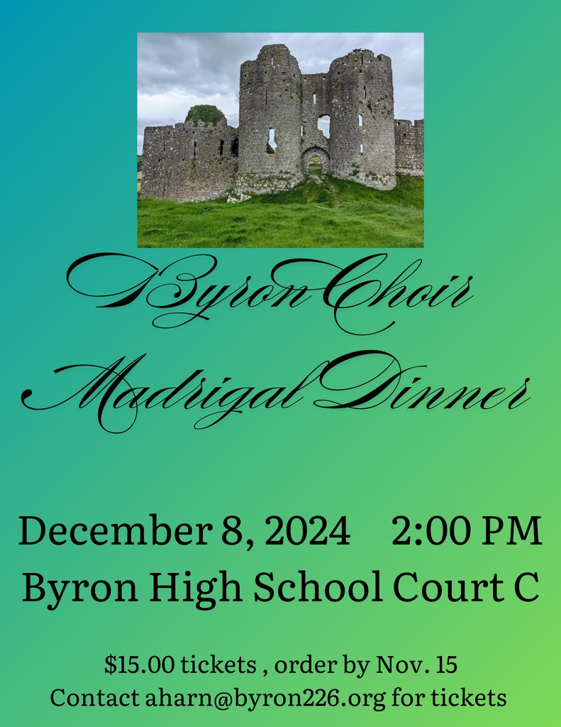 Byron Choir Madrigal Dinner