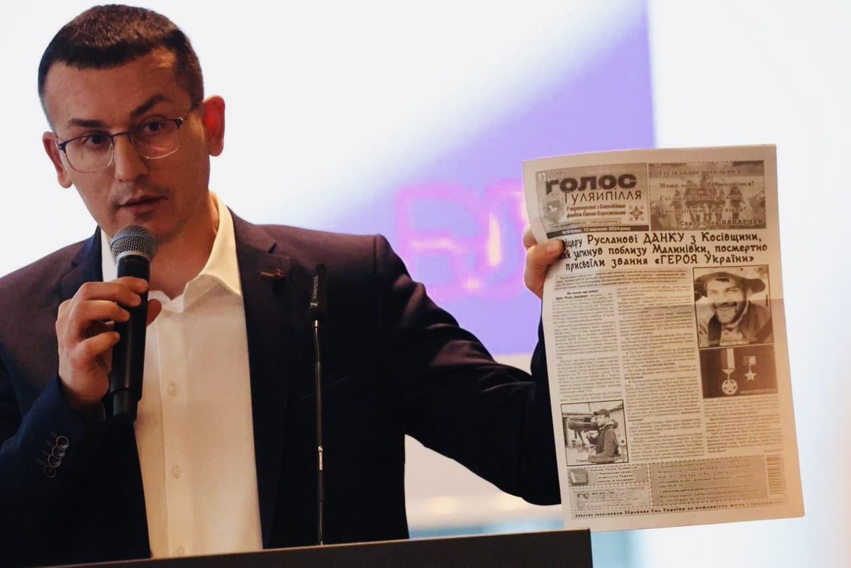 NUJU (@nsju_org) on Twitter photo “Don’t let Ukraine disappear from your news!” - NUJU President <a href="/Stommedia/">Sergiy Tomilenko</a>’s appeal to German colleagues at their 75th Congress.
‼️103 Ukrainian journalists have been killed, and over 30 are held captive. Yet, 32 local papers continue to publish from the frontlines. #DJV75 “Don’t let Ukraine disappear from your news!” - NUJU President <a href="/Stommedia/">Sergiy Tomilenko</a>’s appeal to German colleagues at their 75th Congress.
‼️103 Ukrainian journalists have been killed, and over 30 are held captive. Yet, 32 local papers continue to publish from the frontlines. #DJV75