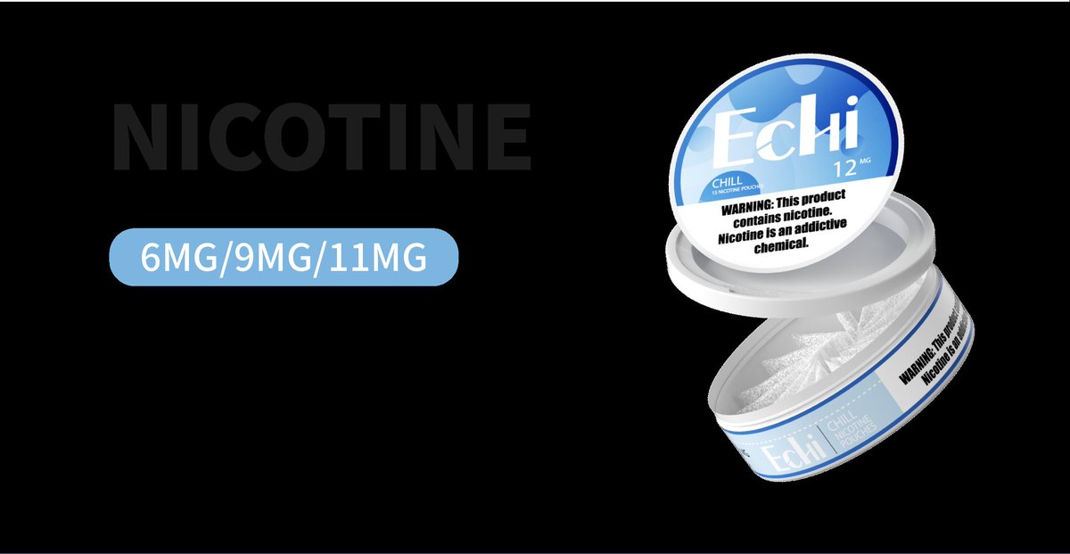 TabuChola's tweet image. &quot;Are You Ready for the Next Level of Nicotine?&quot; Experience Echi pouches and discover a new world of flavor! WhatsApp: 852-90568182 or snuffmint.com .
 #HealthyAlternatives #Vaping #SnusAddict