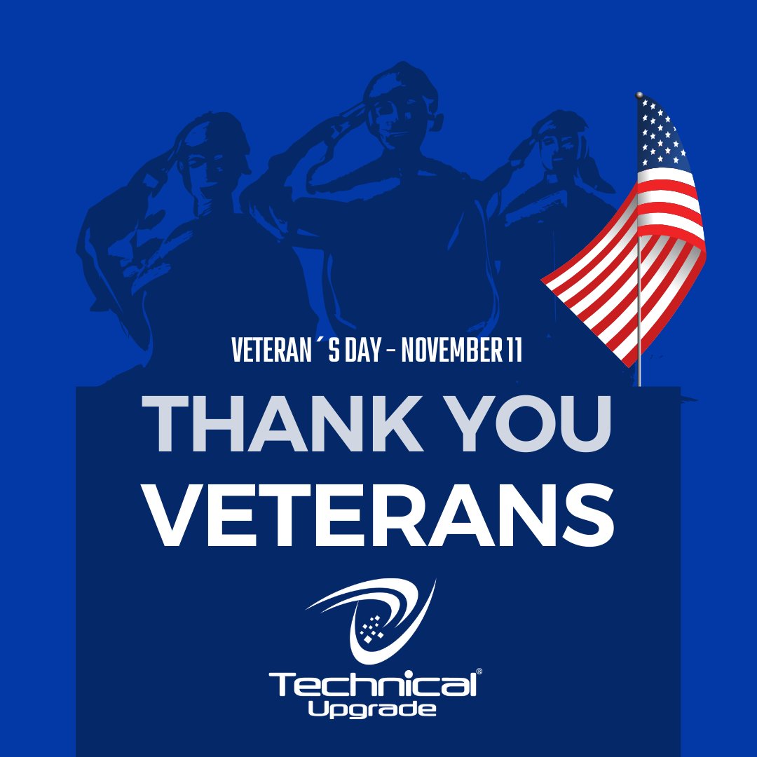TechUpgrade's tweet image. Technical Upgrade thanks you for your service. 🇺🇸 #USmilitary #VeteransDay #ThankYouForYourServive #TechnicalUpgrade