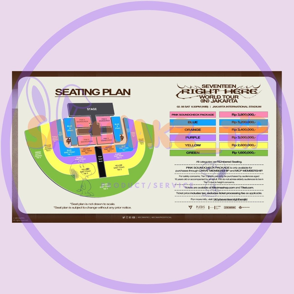 do0_caaa's tweet photo. OPEN JASTIP SEVENTEEN RIGHT HERE IN JAKARTA by sabujakz_tip

📍JIS
🗓 28 Feb

💸Fee 400k-500k/tix, bookslot 50k
⚠️GENSALE ONLY
💯TRUSTED
✅️Fee dibayarkan stlh dpt ticket
✅️Data team
✅️Titip payment
❌Cancel=BS hangus
✅️Gform? DM https://t.co/vGOQa3AbCR