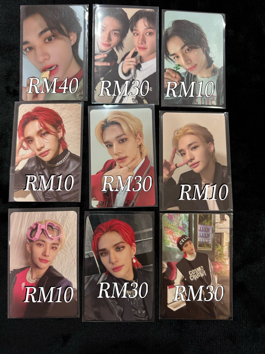 MissCassieTVXQ's tweet photo. [WTS] 🇲🇾 Only

🍀Price not include postage
🍀"*" symbol means got defect,can nego price but not too low ball
🍀Help RT as much as can,need to clear all,tq 🥺🙏
@pasarSKZ @pasarstraykids @SKZMarketMY 

#wtb #wts #ufs #pasarskz #pasarstraykids #skzmarketmy https://t.co/retGqvMH5w