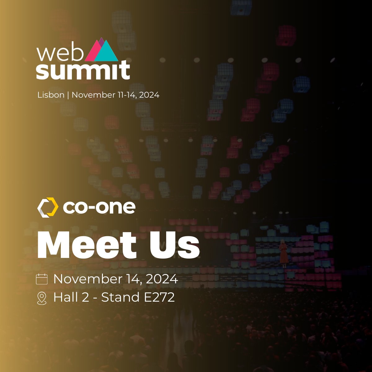 Co-one (@cooneai) on Twitter photo ✈️ Co-one is heading to <a href="/WebSummit/">Web Summit</a>! Join us in Lisbon from November 11-14 to connect with our founders, Arman Kayhan and Mert Menekşe.
Visit our booth on Nov 14th for live demos and exclusive insights on how we're redefining the future of #AI. Let's talk tech!
#WebSummit #Lisbon ✈️ Co-one is heading to <a href="/WebSummit/">Web Summit</a>! Join us in Lisbon from November 11-14 to connect with our founders, Arman Kayhan and Mert Menekşe.
Visit our booth on Nov 14th for live demos and exclusive insights on how we're redefining the future of #AI. Let's talk tech!
#WebSummit #Lisbon