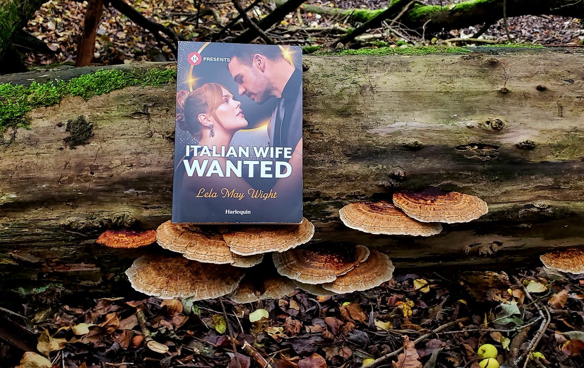 The mushrooms are wilting, so it's my final, a walk, a book and a mushroom!🚶‍♀️ 📚🍄 

Today's book is.... my upcoming release... Italian Wife Wanted! 

"Beautifully written and an incredible story of love..."  Sara, 2024. ❤️

The mushrooms are Blushing Bracket!