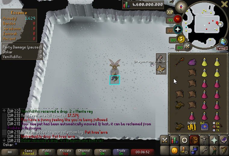 Pet #10, Kree at 17576 kc!