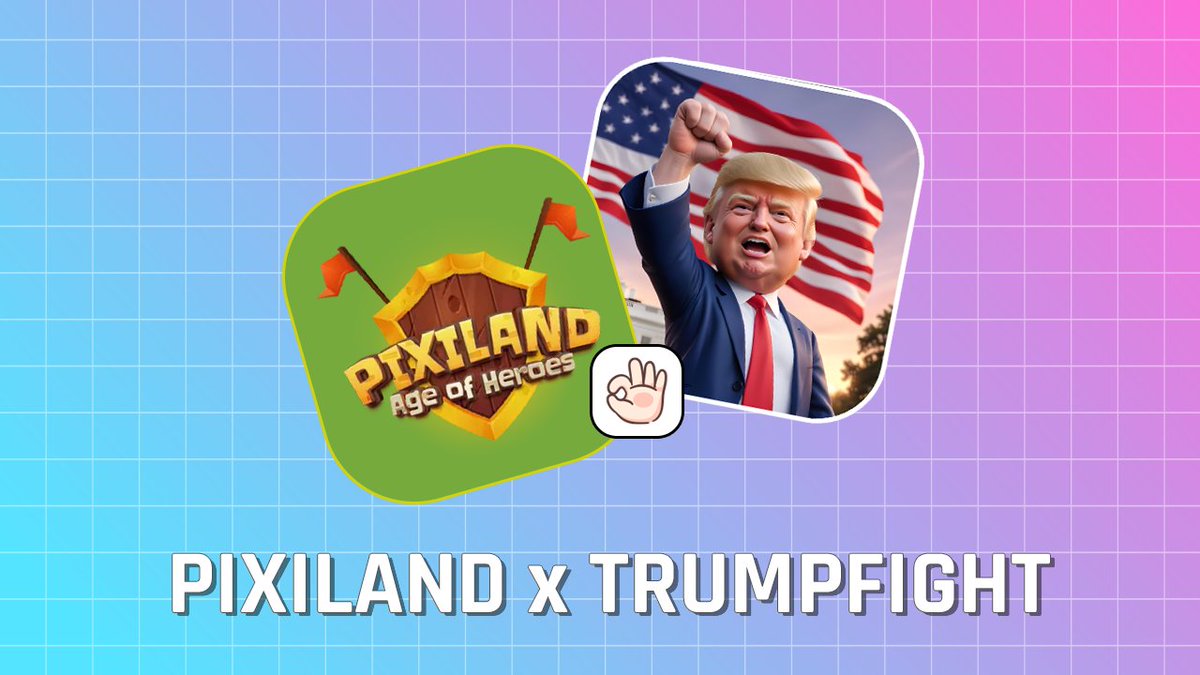 📢 Exciting Collaboration Alert: Pixiland x TRUMPFIGHT! 📢

We’re thrilled to announce our latest partnership with TRUMPFIGHT, the ultimate vote-to-earn experience where you can support, play, and earn rewards! 💥

About TRUMPFIGHT:
TRUMPFIGHT lets you tap, vote, and earn crypto