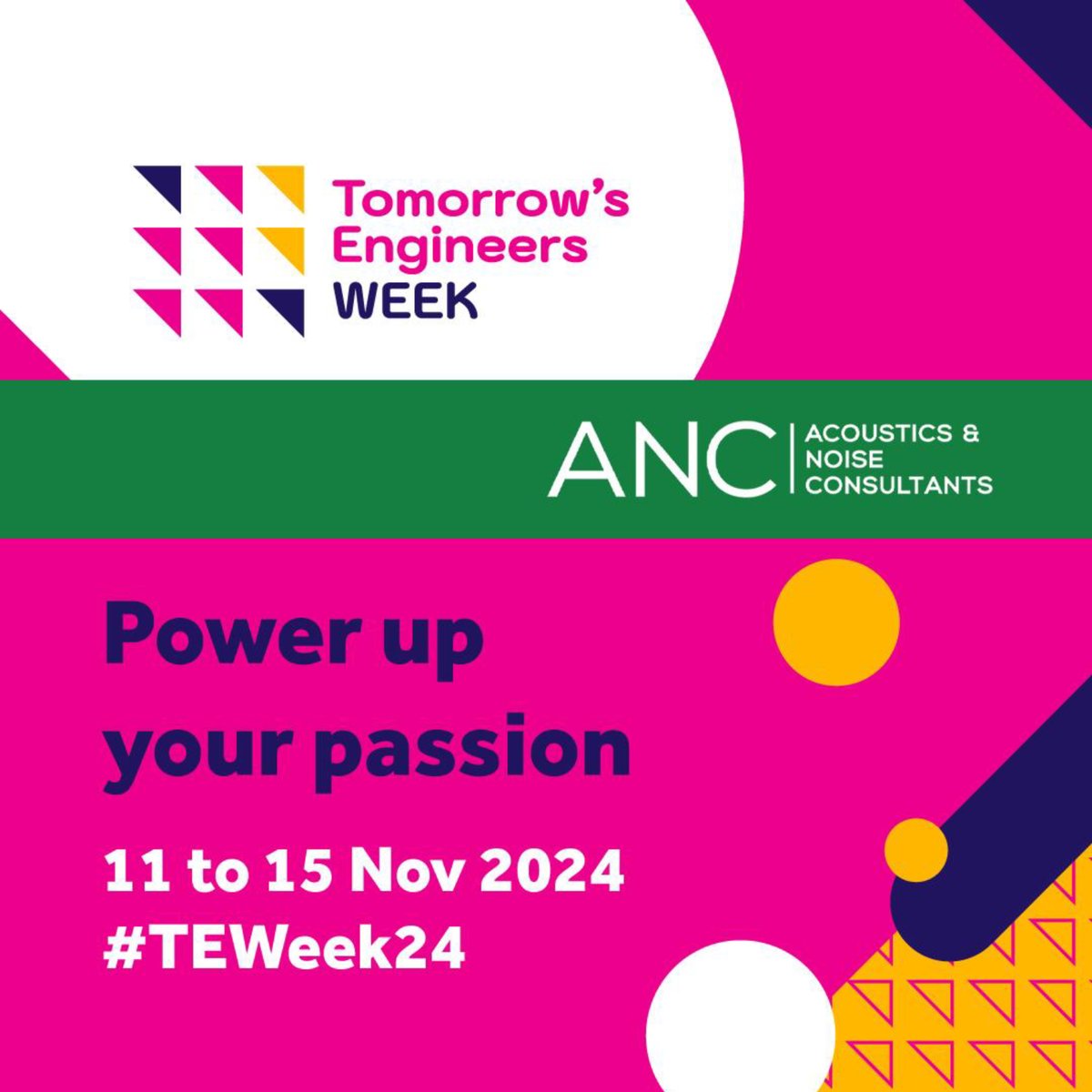 TheANC73's tweet image. To mark Tomorrow’s Engineers Week, we’re showcasing our #ExploreAcoustics initiative. 

Acoustics is essential in areas like noise control and environmental protection. 

Learn more about the variety of careers within acoustics at bit.ly/2TeZ9OG