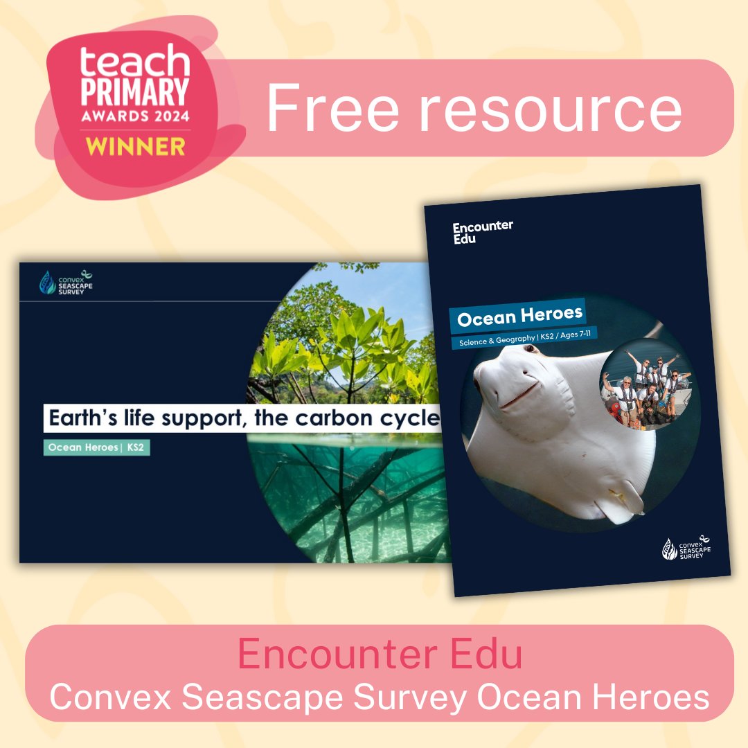 Teach Primary (@teachprimary) on Twitter photo Free resource: Convex Seascape Survey Ocean Heroes from <a href="/encounteredu/">Encounter Edu</a>. Judge <a href="/WATReach/">Claire Ingrams</a> from <a href="/W00dlandAcademy/">Woodland Academy Trust</a> said: “This package provides engaging opportunities for children and teachers” #TeachAwards Free resource: Convex Seascape Survey Ocean Heroes from <a href="/encounteredu/">Encounter Edu</a>. Judge <a href="/WATReach/">Claire Ingrams</a> from <a href="/W00dlandAcademy/">Woodland Academy Trust</a> said: “This package provides engaging opportunities for children and teachers” #TeachAwards