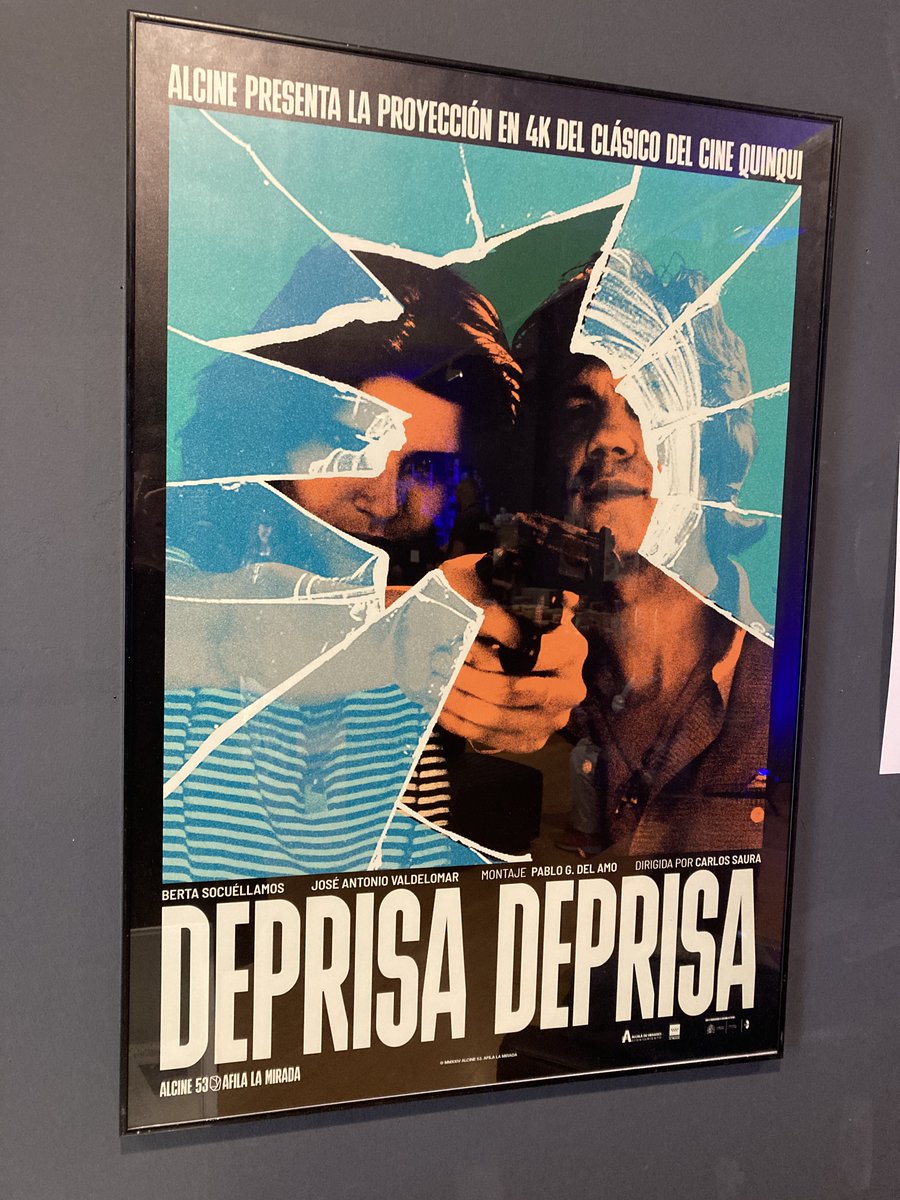 Miguel_LopezMo's tweet photo. El viernes pasamos un buen rato inaugurando @ALCINEFILMFEST donde presentamos la restauración 4K de 'Deprisa, deprisa' en una noche de homenaje al cine quinqui.

Una colaboración de la Cátedra @FlixOle &amp; @urjc para acercar el cine español clásico a los espectadores del festival. https://t.co/vOU30c2Xyb