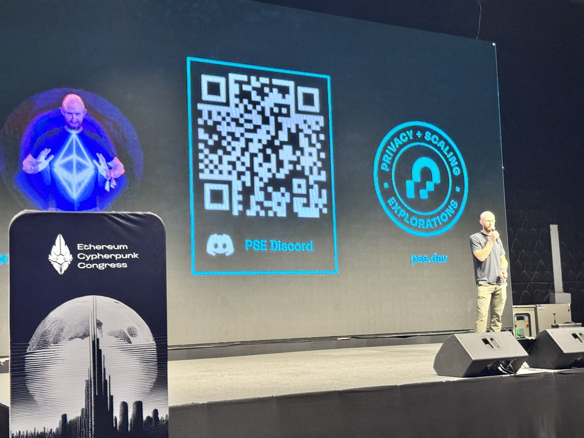 Petr Korolev π¦π (@skywinder) on Twitter photo We are discussing projects and how to maintain both privacy and transparency. Here is <a href="/samonchain/">samrichards.eth</a> from @PrivacyScaling sharing insights. A big shoutout to <a href="/ameensol/">Ameen Soleimani</a> for pushing Privacy Pools forward!
At <a href="/web3privacy/">Web3Privacy Now</a> We are discussing projects and how to maintain both privacy and transparency. Here is <a href="/samonchain/">samrichards.eth</a> from @PrivacyScaling sharing insights. A big shoutout to <a href="/ameensol/">Ameen Soleimani</a> for pushing Privacy Pools forward!
At <a href="/web3privacy/">Web3Privacy Now</a>