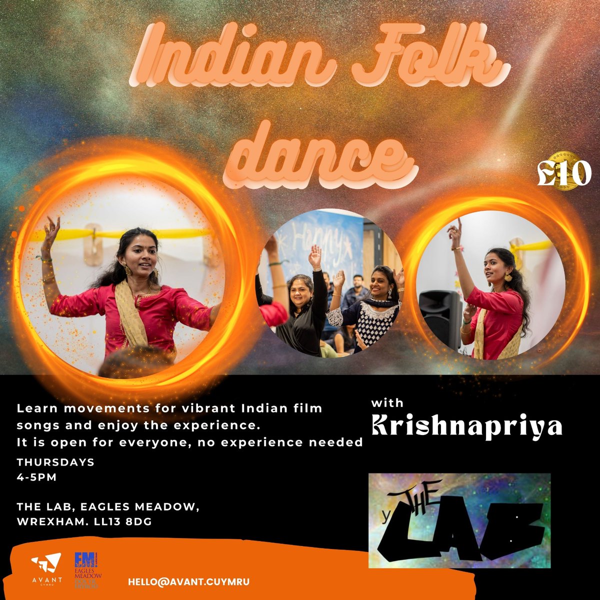Parents come dance and bring your little ones to Indian Folk Dance this Thursdays, something for all the family.  When adults join in thier child joins for free.