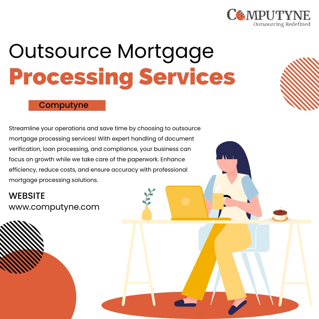 computyne's tweet image. With expert handling of document verification, loan processing, and compliance, your business can focus on growth while we take care of the paperwork.
Web Address: computyne.com #InvoiceDataEntry #MortgageProcessing #Outsourcing #BusinessEfficiency