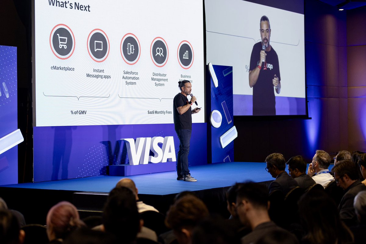 jroldan's tweet photo. It was an honor to share the stage with Rajat Taneja, President of Technology at Visa alongside some of his remarkable team, including T.R. Ramachandran, VP, Head of Products and Solutions, APAC, at the @sgfintechfest Singapore FinTech Festival 2024.

Our partnership with Visa represents more than innovation, it’s about empowering and transforming the lives of millions of small businesses. Through our work together, Quqo is driving credit and financial opportunities for small retailers across Southeast Asia, ensuring they have access to seamless digital tools to grow and thrive in a rapidly evolving economy.

From building digital payment acceptance to streamlining B2B transactions, we are committed to making financial access simple and inclusive for traditionally underserved businesses. Together with Visa, we’re reshaping the future of B2B distribution and payments, creating real impact in communities that need it most.

Thank you, @Visa, for this incredible partnership and the shared vision that drives us forward. 

Here’s to many more milestones ahead!

Read Visa’s official post here: 

https://t.co/rpS8fX4mJA

#Visa #SingaporeFinTechFestival2024 #DigitalPayments #B2BFintech #FinancialInclusion