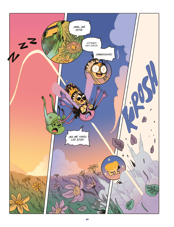 'Un cuerpo de miel. Limbro entre flores', de <a href="/Imosh13/">Luis Castillejos</a>. Más páginas de este #Cómic, en Facebook: goo.gl/XOk9DC. Y la reseña, aquí: wp.me/p3LASg-bK2, de <a href="/Sallybooks_/">Sallybooks</a>