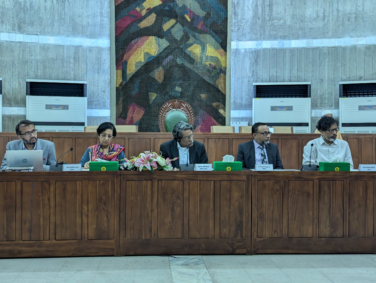 Discussion with the Constitution Reform Committee at National Parliament. We have proposed a Fair Urban Citizen Charter. Along with this we also pointed out social and political Inclusion, freedom. Democratic Governance, religious harmony,&amp; political-culture fascism.
Today.