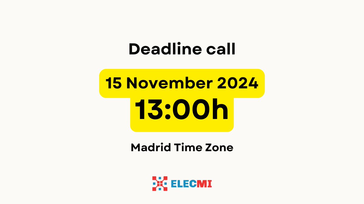 Elecmi_ICTS's tweet image. ‼ ÚLTIMOS DÍAS‼️
👉 NUEVO PROCESO DE ACCESO ABIERTO COMPETITIVO, 1º CALL de 2025
⏰Deadline: 1⃣5⃣ de noviembre de 2024, 1⃣3⃣ horas
👉ENVÍA form.elecmi.es/entryfrm.php
#ICTSnews #materiales #microscopía #electrónica #nanociencia