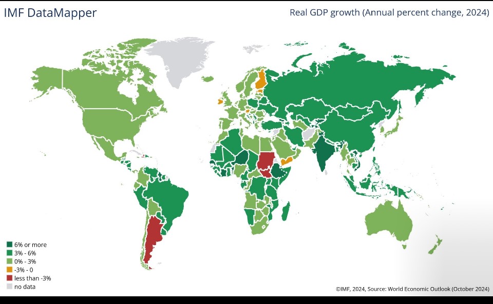 IMF:n 10/2024 kasvukartta on Suomen kannalta hälyttävä.

Julkisten menojen merkittävä vähentäminen on välttämätöntä - mutta vain talouskasvu voi nostaa Suomen kestävästi suosta.

ALV:n kaltaiset veronkiristykset ovat kasvulle myrkkyä.

#talous #politiikka